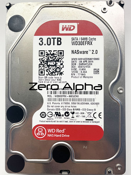 2台 WD Red 3TB I・O DATA NAS WD30EFRX OS入り 2台 WD Red 3TB I・O